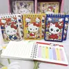 Nueva papelería de cuaderno de dibujos animados linda, tamaño A7, con separadores y encuadernación en espiral, elegante y portátil, perfecta como regalo