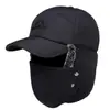 Gorro Lei Feng para Hombre, Gorro de Algodón de Invierno para Personas de Mediana Edad y Mayores, Gorro de Ciclismo para Exteriores con Protección para los Oídos, Gorro Cálido con Forro de Polar Antifrío para Esquiar, Venta al por Mayor