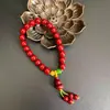 Pulsera Imitación Cinabrio para Mujer, Calabaza de Arena Dorada Morada, Lujo Exquisito de Nicho, Suministro para Transmisiones en Vivo del Año del Zodiaco
