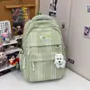 Mochila listrada estilo INS japonês 2026 Nova Coleção Primavera Mochila Estudantil de Alto Valor para Meninas Mochila Simples Leve