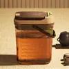 Cubo para Residuos de Té, Cubo para Aguas Residuales, Cubo de Té para el Hogar, Filtro de Mesa de Té, Cubo de Té, Accesorios para Ceremonia del Té, Cubo de Basura con Drenaje Kung Fu
