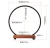 Estante de Exhibición para Licores Anillo de Lámpara Adornos Base de Madera Maciza Estatuas de Buda DIY Colocación de Cosméticos Accesorios para el Hogar Compañero de Mano Gundam