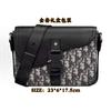 Bolso cruzado nuevo para hombre Bolso tipo silla de montar de lona Bolso de mensajero jacquard Bolso de hombro con solapa Bolso de mensajero Bolso clásico de flor antigua