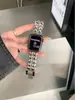 Pulseira Metálica de Duas Fileiras Love Adequada para Apple Applewatchs789 Geração Watch Iwatch65Se Moda