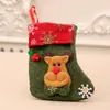 Meias de Natal, Sacolas de Presente de Natal, Meias Pequenas de Natal, Enfeites de Árvore de Natal, Itens Decorativos, Meias de Juta