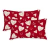Funda de Almohada para el Día de San Valentín Transfronteriza, Decoración de Ambiente Festivo, Funda de Cojín para Sofá del Hogar, Funda de Cojín para Dormitorio con Estampado de Amor