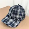 Gorra Octagonal Retro a Cuadros Estilo Japonés para Mujer, Primavera y Verano, con Encaje, Versátil, Adelgazante, Estilo Dulce y Fresco, Gorra de Béisbol de Moda