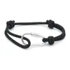 Nuevo Pulsera de Cuerda Rpet Color Macron con Mosquetón Multifuncional Pulsera de Joyería de Cuerda de Poliéster