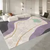 Alfombrilla Lavable de Lujo de Alta Gama Color Crema Antideslizante para Ventana Abuhardillada, Alfombra para Mesa de Centro de Noche en Dormitorio