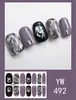 Pegatinas para uñas TE, sin cocción, de moda, finas, arte de uñas de cobertura completa listo para usar, pegatinas de uñas vestibles temu, Sudeste Asiático, Japón, Corea