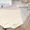 Roupa Íntima de Seda de Gelo, Estilo Fino de Verão, Sem Costura, Forro de Algodão Puro na Virilha, Anti-Exposição, Seguro, Bordas que Não Enrolam, Cueca Boxer Dois em Um