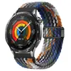 Adequado para Pulseira de Relógio Huawei Gt5/Watch 4Pro Fivela Dupla Magnética Deslizante Pulseira de Relógio Tecida em Nylon 18/22mm