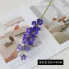 Florero Delphinium de un solo tallo Peonía Arreglo Floral de Boda Flor Artificial Decoración Suave para el Hogar Escenario Flor Artificial Floristería de Hotel