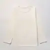 Ropa Infantil Camiseta de Manga Larga con Cuello Redondo para Niños 2025 Otoño Nuevo Camiseta Básica de Algodón Puro para Niños Camiseta Publicitaria de Color Sólido