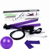 Barra de fitness para pilates, pelota de yoga de cuatro piezas, cinturón elástico para entrenamiento de músculos del pecho, barra funcional para pilates, cuerda elástica elástica