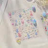 Tomoni Adesivo para Unha Jelly Material para Nail Art Adesivo Fofo para Unhas de Crianças Papel Adesivo com Joias de Sorvete de Melancia Nail Art