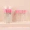 Cepillo para Pestañas de Varilla de Cristal, Extensión de Pestañas, Peine Desechable para Pestañas, Cepillo para Pestañas, Cepillo Espiral Pequeño, Cepillo para Cejas, Belleza