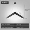 Lustre Triangular de LED Criativo e Personalizado Escritório Academia Lan House Estilo Industrial Lâmpadas de Emenda de Engenharia