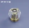 En Stock 15 Piezas Tapas para Botellas de Perfume, Carcasa Transparente Cuadrada, Tapas Metálicas de Colores, Accesorios para Botellas de Perfume, Al Por Mayor