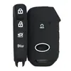 Adecuado para Cubierta de Llave Inteligente de Pegamento Kia Botón Lateral Inteligente de Carrera Serie K Cubierta de Llave de Silicona para Coche Aopao
