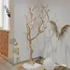 Decoración de Tronco de Árbol, Ramas Secas Peladas, Paisajismo, Troncos, Ramas Secas, Ramas Muertas, Adornos para Estantes, Ramas de Árbol con Estilo Artístico