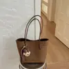 Bolsa tote de camurça transfronteiriça 2026 nova, casual, versátil, retrô chique, simples, bolsa de ombro de grande capacidade para o trabalho