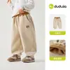 [Antiestático] Pantalones para Niños de Dudu: Pantalones Largos para Niños, Pantalones de Punto de Otoño para Niñas, Pantalones Versátiles para Bebé