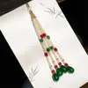 Horquilla con Colgante de Estilo Antiguo, Materiales para Joyería Hecha a Mano DIY, Solapa de Presión para Cheongsam, Corona de Pelo de Abanico Casera, Colgante Versátil