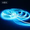 Tira de Luz COB al por Mayor Autoadhesiva 24V Bajo Voltaje 8mm Sin Parpadeo Alto CRI Gabinete Decoración del Hogar Tira de Luz Lineal Suave Ultrabrillante