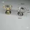 Base dourada acrílico transparente mini alça pequena 18mm item padrão grande caixa de joias outro anodizado