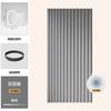 Cortina divisoria para el hogar, cocina, dormitorio, tela de sombra gruesa, cortina sin perforaciones, cortina para aire acondicionado, parabrisas, cortina plegable para puerta