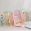 Bolso de Mano de Malla Simple para Mujer Estilo Camping Bolsa Portátil para Guardar Snacks Gran Capacidad Bolsa de Compras para Supermercado para Mujeres