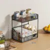 Estante de Almacenamiento para Escritorio de Snacks Sala de Estar Mesa de Comedor Encimera Estante de Almacenamiento en Capas Aparador Organizador de Mesa para Encimera Portavasos