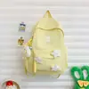 Mochila Transfronteriza para la Escuela para Mujeres, Estilo Coreano, Color Sólido, Fresca y Simple, Adecuada para Estudiantes de Secundaria, Preparatoria y Universidad, Mochila Estilo Ins de Campus Serie Bosque