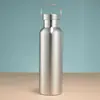 Botella de Agua Deportiva de Boca Pequeña Estilo Americano Transfronteriza con Pintura de Goma, Vaso Aislado de Acero Inoxidable 304, Botella de Agua Mate para Senderismo al Aire Libre