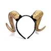 Diadema de Cuernos de Diablo Vaca Oveja Oscura Halloween Transfronteriza Foto Divertida Cos Diadema Accesorios para el Cabello Cosplay