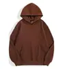 Sudaderas de Moda Transfronterizas para Hombre y Mujer Nuevas de Otoño e Invierno Casual Color Sólido Multicolor Manga Caída con Capucha Sudaderas con Capucha Tops Deportivos en Stock