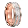 Popular Transfronterizo Shengxi Anillo de Acero Inoxidable con Diseño de Flecha Joyería al por Mayor Oro Rosa Seda Oro Rosa Flecha