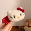 Lindo Clip de Pinza de Pato de Peluche de Dibujos Animados para Mujer, Clip para Flequillo Lateral, Pasador para la Parte Posterior de la Cabeza, Accesorio para el Cabello de Principios de Otoño