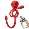 Anillo Vibrador de Lengua de Dragón Ji You Anillo para Hombres 3 Motores 9 Frecuencias Anillo Vibrador Lamedor de Lengua Artículos Sexuales para Pareja