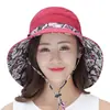 Sombrero para Mujer, Sombrero de Sol de Verano con Protección Solar, Elegante Sombrero de Sol Cubre Rostro para Mujer, Sombrero de Sol Anti-UV para Ciclismo al Aire Libre para Mujer
