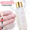 Escamas Grandes de Brillo sin Pegamento, Pasta de Sombra de Ojos Líquida de Diamante Súper Brillante, Polvo Ultra-Brillante, Maquillaje para Actuación en Escenario, Accesorios para el Cabello, Gel de Brillo