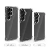 Adecuado para Samsung S26Ultra Funda Protectora Transparente de TPU+PC para Teléfono Móvil S26Fe Sencilla Anticaídas con Airbag Cobertura Total