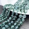 Cristal Fantasma Verde Cuentas Sueltas Cornucopia Fantasma Cuentas Redondas Pulsera DIY con Cuentas Productos Semi-terminados Mayoreo