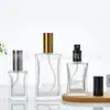 Botella de Muestra de Perfume con Atomizador de Rosca de 10ml Botella de Recarga Botella de Spray Cosmético Botella Vacía Engrosada de Alto Valor