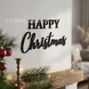 Pegatinas de pared de letras para una decoración de pared de fondo de Feliz Navidad y accesorios para fotos
