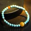 Novo Novo Bracelet de Turquesa Chinesa Nicho Minério Natural Pulseira de Pinheiro Verde Pulseira de Luxo Leve para Meninas Mulheres Exquisite Mulheres