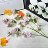 Filme 3D Jasmim Pequeno, Atacado Exclusivo de Flores Artificiais para Exportação, Decoração de Salão de Casamento com Jasmim, Enfeites para Casa, Adereços para Fotografia