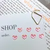 Accesorios populares para decoración de uñas de mini corazón con purpurina translúcida, pasador de pelo para uñas de corazón con lentejuelas de color sólido versátil, decoración de resina