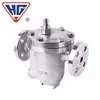 Shanghai Hugong Armadilha de Boia Livre Cs41H-16P/C Vapor Alta Temperatura Flangeada Armadilha de Condensado